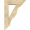 Ekena Millwork Funston Traditional Rough Sawn Bracket w/ Offset Brace, Douglas Fir, 6"W x 20"D x 28"H BKT0604X20X28FST01RDF - alternate 4